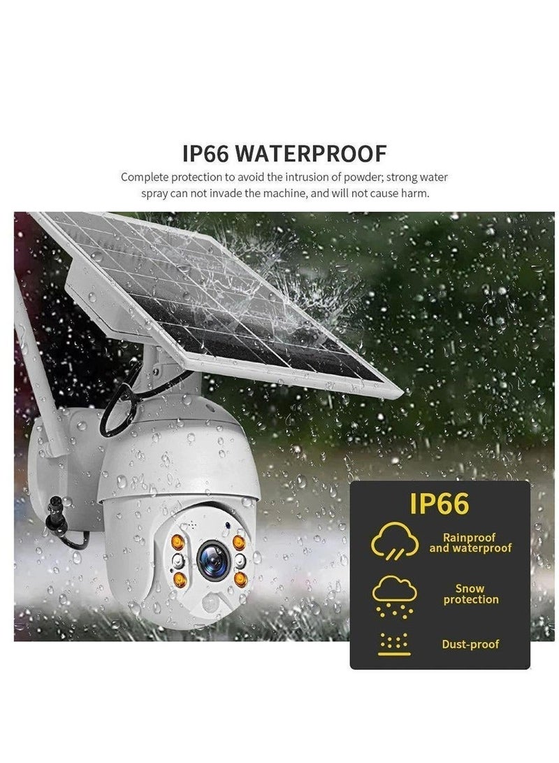 Crony RBX-S10 Low power WIFI solar camera 1080P HD Solar Panel Outdoor Surveillance Waterproof CCTV Camera Smart Home Two-way Voice Intrusion Alarm - Image 4